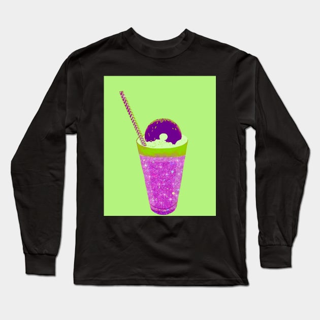 Donut milkshake no. 1 Long Sleeve T-Shirt by asanaworld